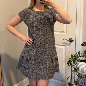 Style & Co. Charcoal Knit Mini Dress